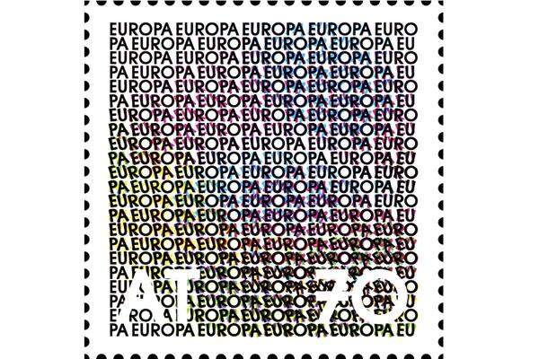ENTWURF Nr. 14: StrömungsfeldGESTALTER: Enrico Bravi, WienHöre ich Europa, denke ich nicht sofort an einen geografisch definierten Raum. Aus diesem Grund zeigt mein Entwurf weder Außen- noch Binnengrenzen.