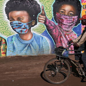 Südafrika war durch die Pandemie schwer getroffen.