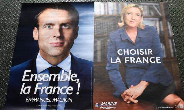 Macron-Le-Pen-Duell 