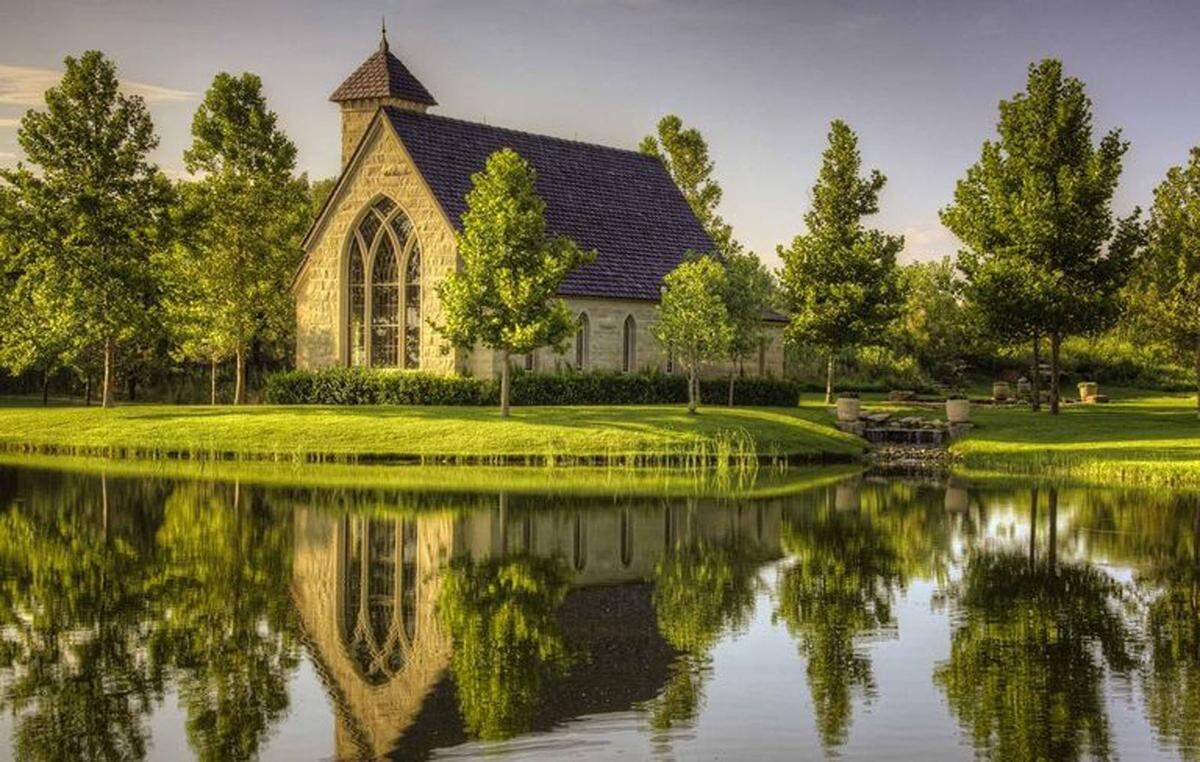 Ein Kapelle darf auch nicht fehlen. Hier wurden T. Boone Pickens und seine fünfte Ehefrau getraut.