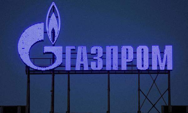 Das Logo des russischen Gaskonzerns Gazprom. Österreichische Experten halten fest, dass schon seit einer Woche regelmäßig mehr Gas aus Italien nach Österreich fließe als über Österreich nach Italien. 