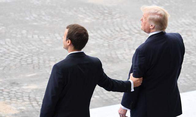 Archivbild: Macron und Trump 