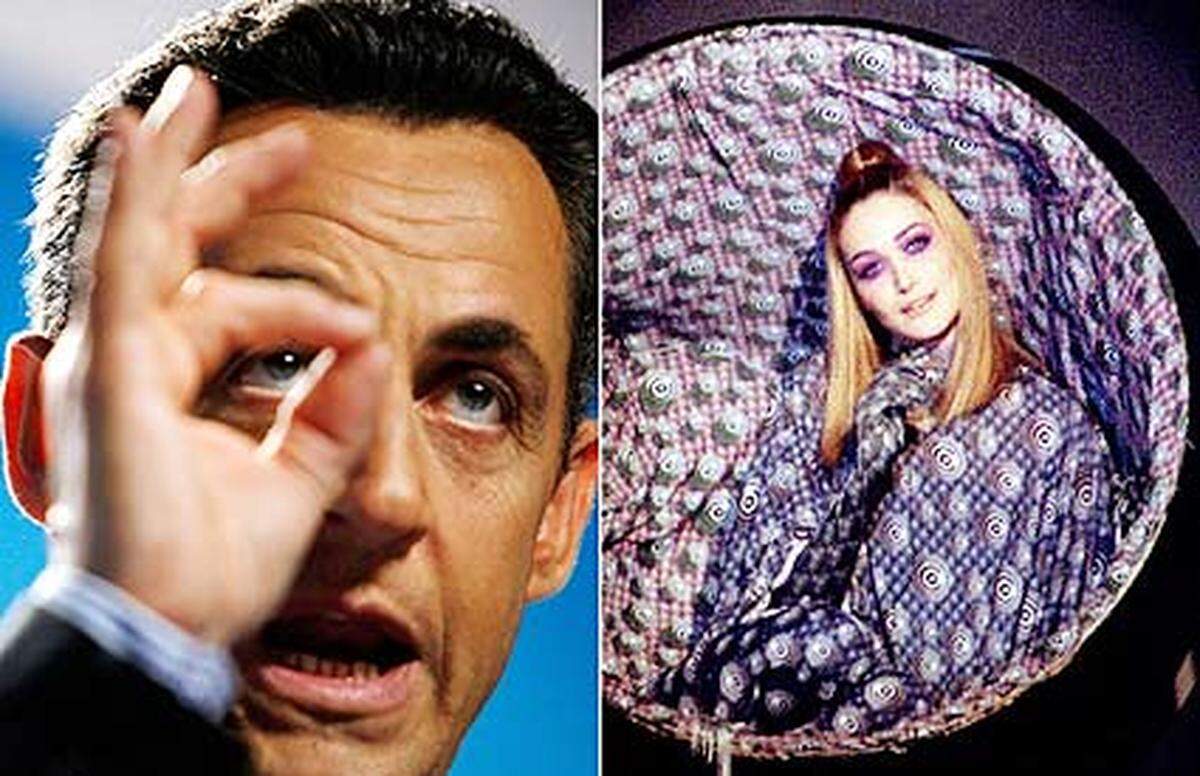 Jedenfalls hat Sarkozy ganz offensichtlich keine Lust auf Versteckspielchen, sondern zeigt sich entspannt mit Carla Bruni.  Sie sei seine neue "Herzensdame", berichten die französischen Illustrierten diese Woche einstimmig und zeigen Bilder vom Wochenendausflug des Pärchens nach Disneyland. Der Elysée-Palast schweigt dazu.