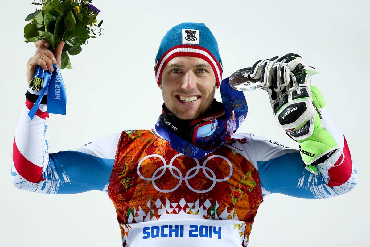 Im Riesentorlauf musste sich Marcel Hirscher wie schon in Vancouver 2010 noch mit dem undankbaren vierten Platz begnügen, im Slalom aber klappte es dann mit der erhofften Medaille: Silber hinter Teamkollege Mario Matt.