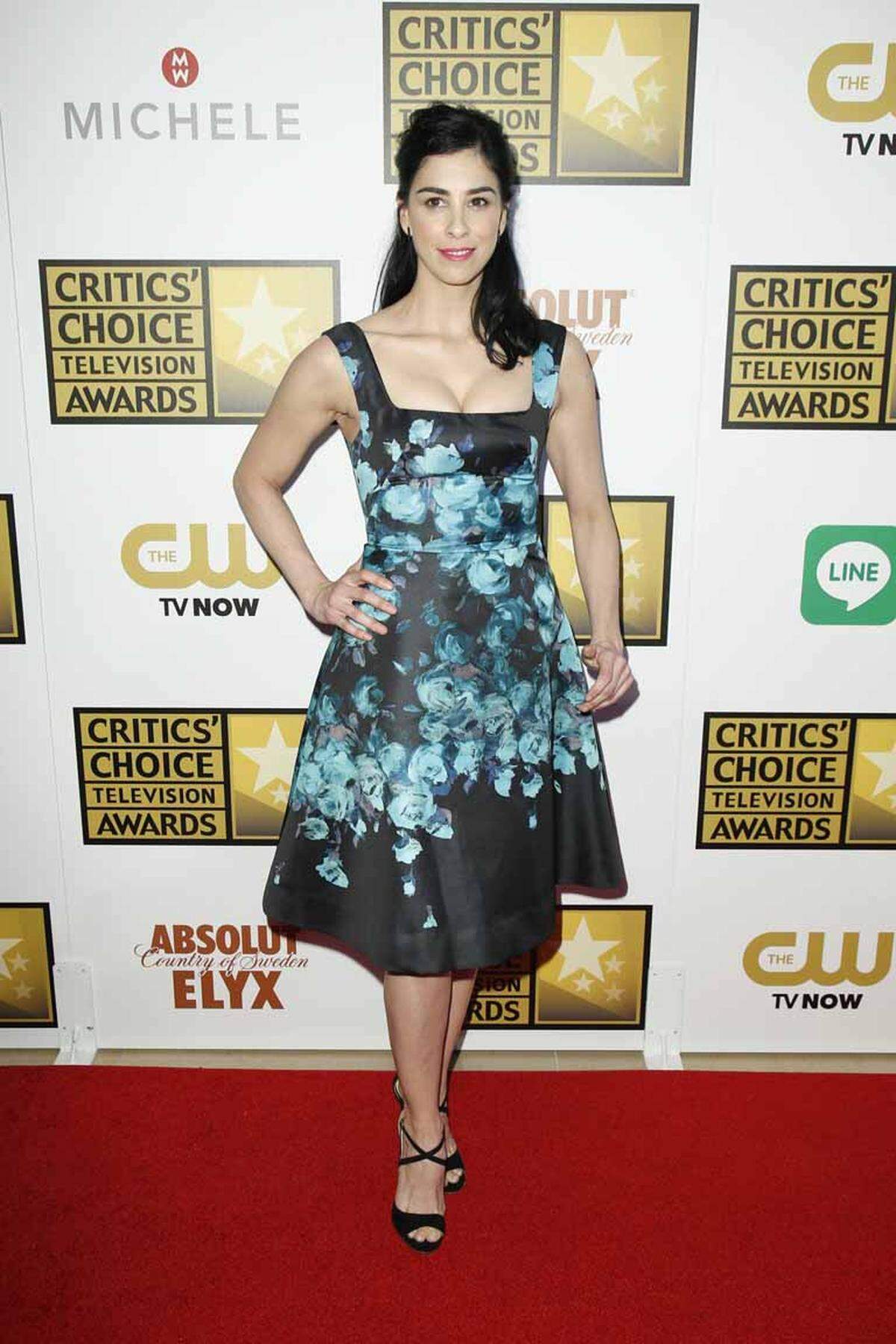 Sarah Silverman ganz floral.