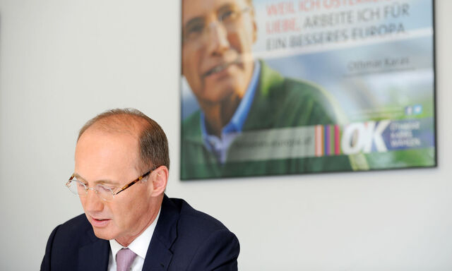 Ob ÖVP-Delegationsleiter Othmar Karas ins Rennen geht, ist noch offen. 