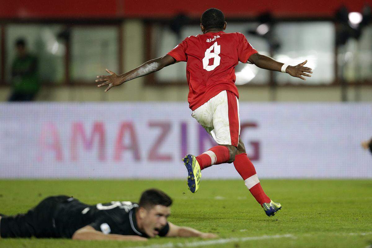 Und wieder lag es an David Alaba in die Rolle des Erlösers zu schlüpfen. In der 84. Minute jagte er den Ball in die Maschen und hielt den Traum von Brasilien am Leben. Österreich - Irland 1:0 (0:0) Tor: Alaba (84.).