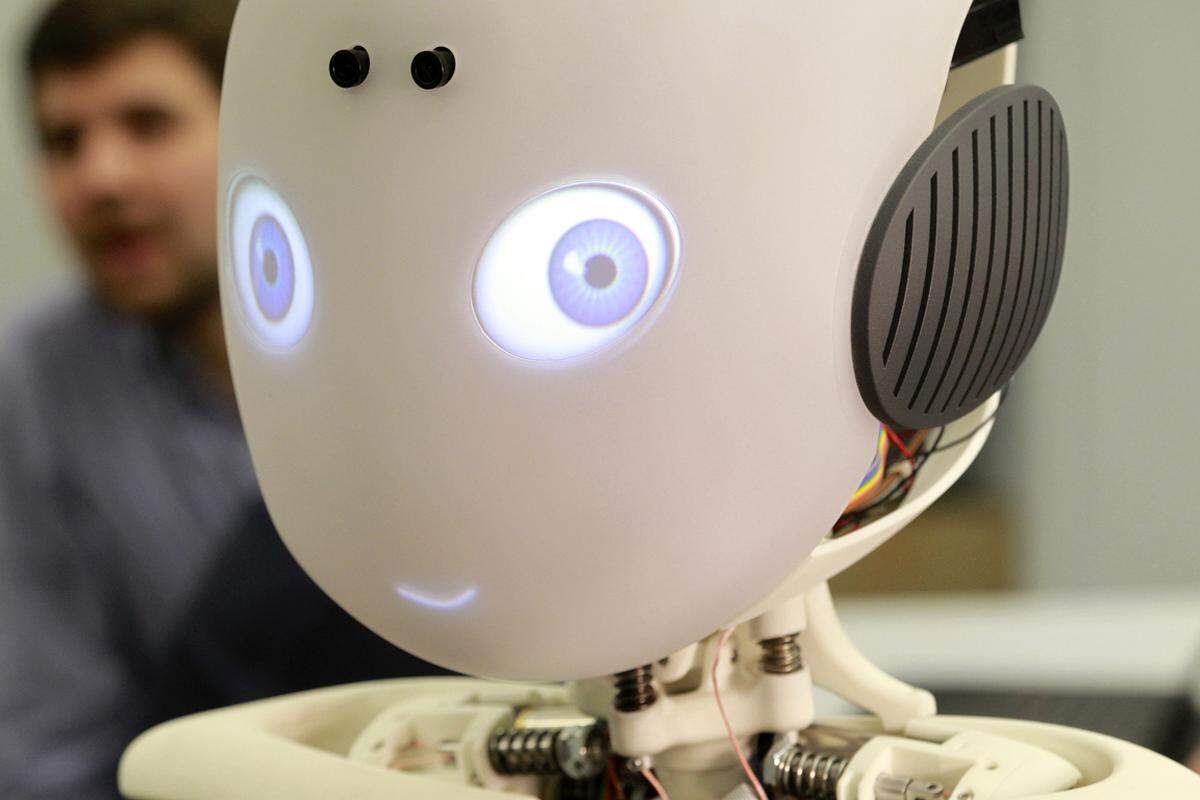 Wenn man an Roboter denkt, hat man wohl eher so etwas vor dem geistigen Auge. Der "Roboy" wurde erstmals 2013 in Zürich präsentiert. Entstanden ist er aus einer Zusammenarbeit zwischen Studenten und Vertretern der Industrie.