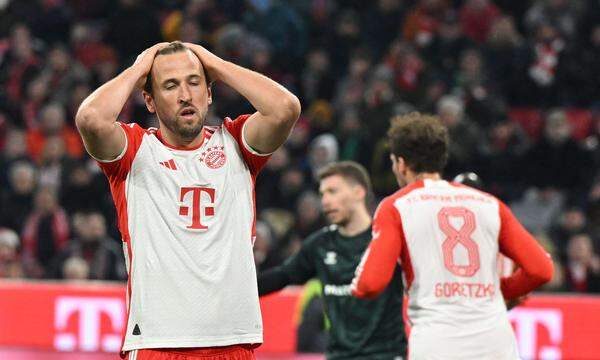 Harry Kane kann es kaum glauben: Bayern unterliegt daheim.