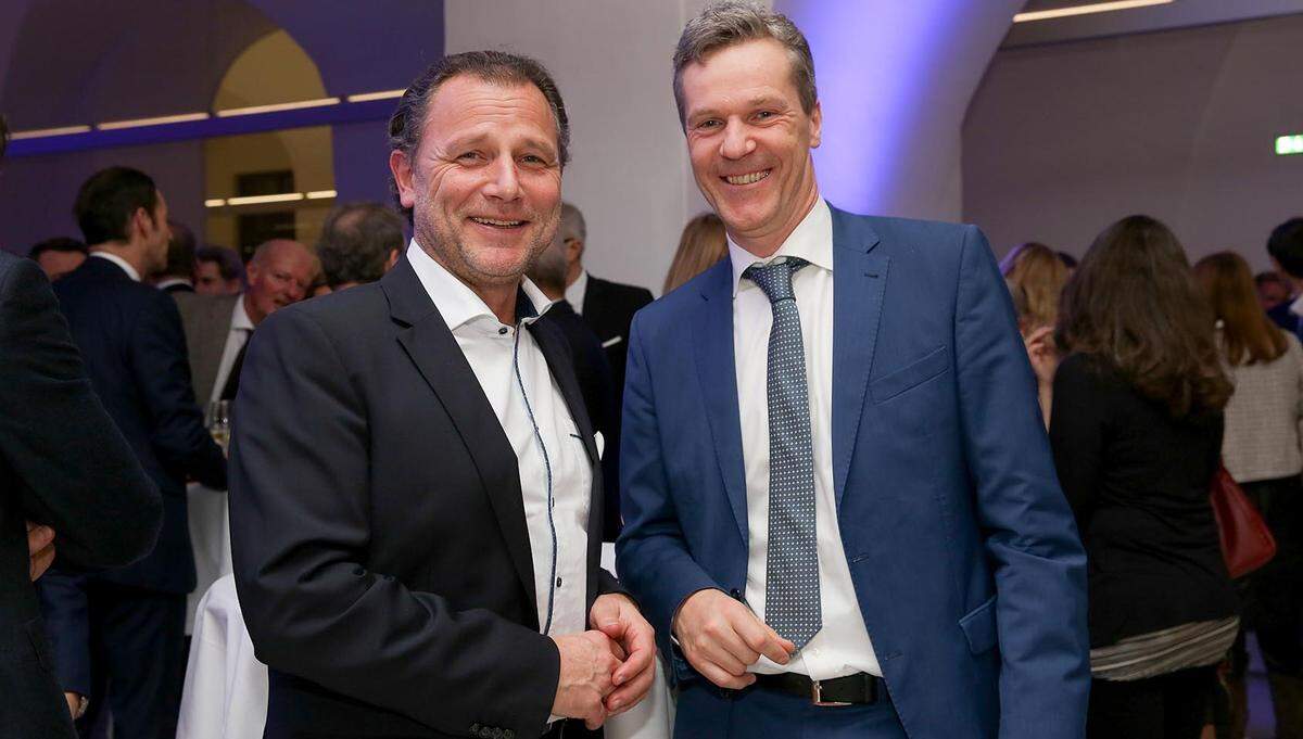 Agenturchef Rudi Melzer (l.) und Knill Energy-CEO Christian Knill