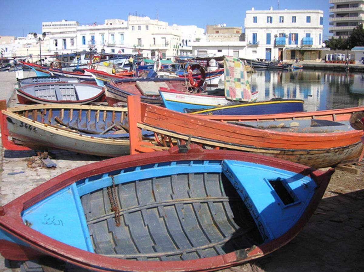 Bei der Hafenstadt Bizerte im Norden Tunesiens handelt es sich tatsächlich um das, was man als „malerisches Fischerdorf“ anpreisen kann.