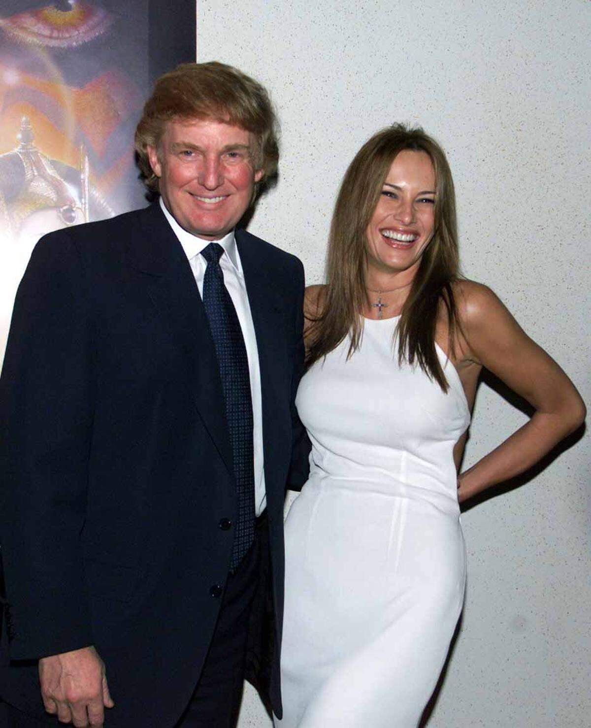 Melania Knauss und Donald Trump im Jahr 1999.