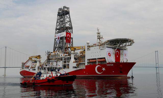 Das türkische Bohrschiff