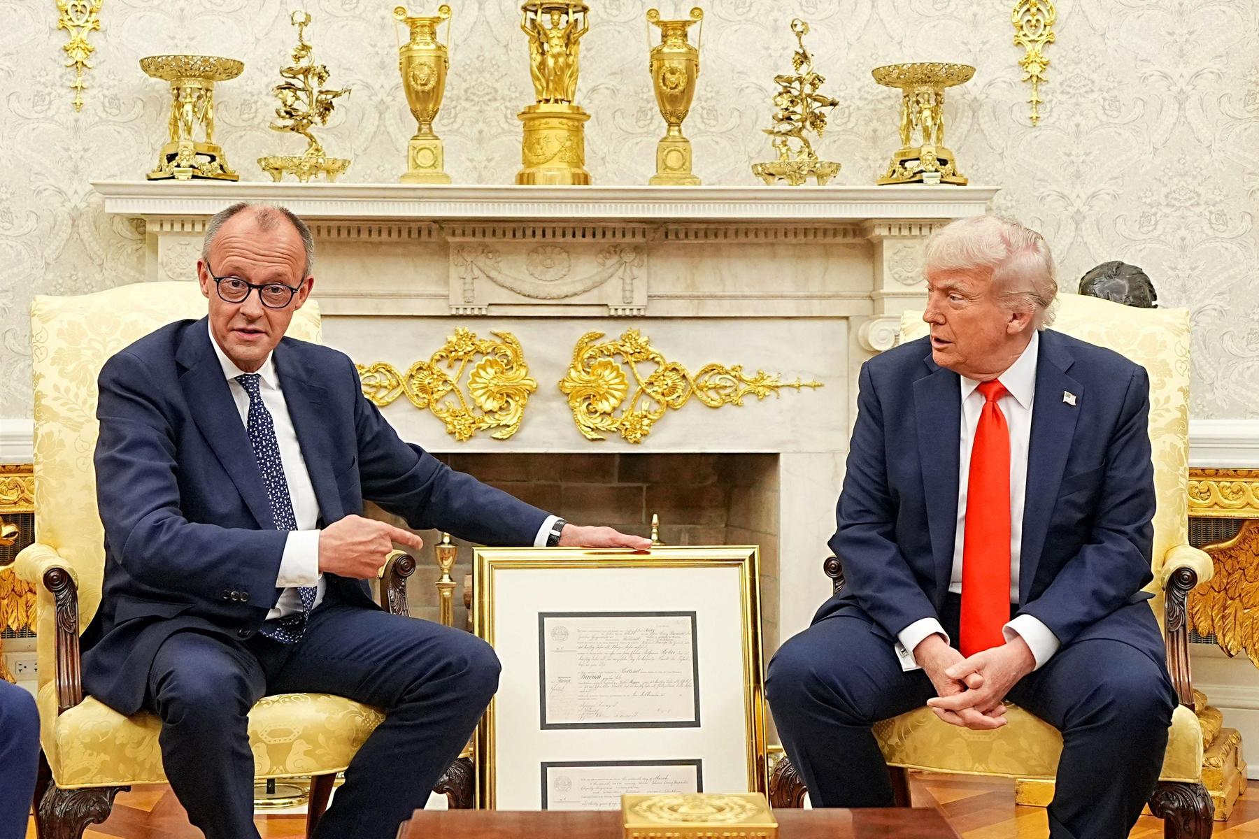 The German “outdoor chancellor” introduces himself in the White House – Diepresse.com