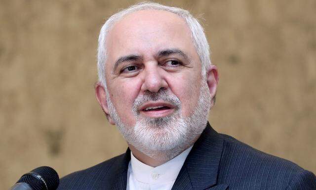 Der iranische Außenminister,  Mohammad Javad Zarif