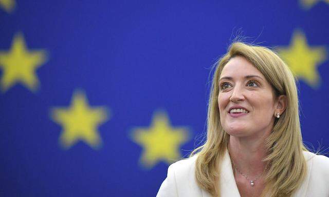 Roberta Metsola ist neue Präsidentin des EU-Parlaments.