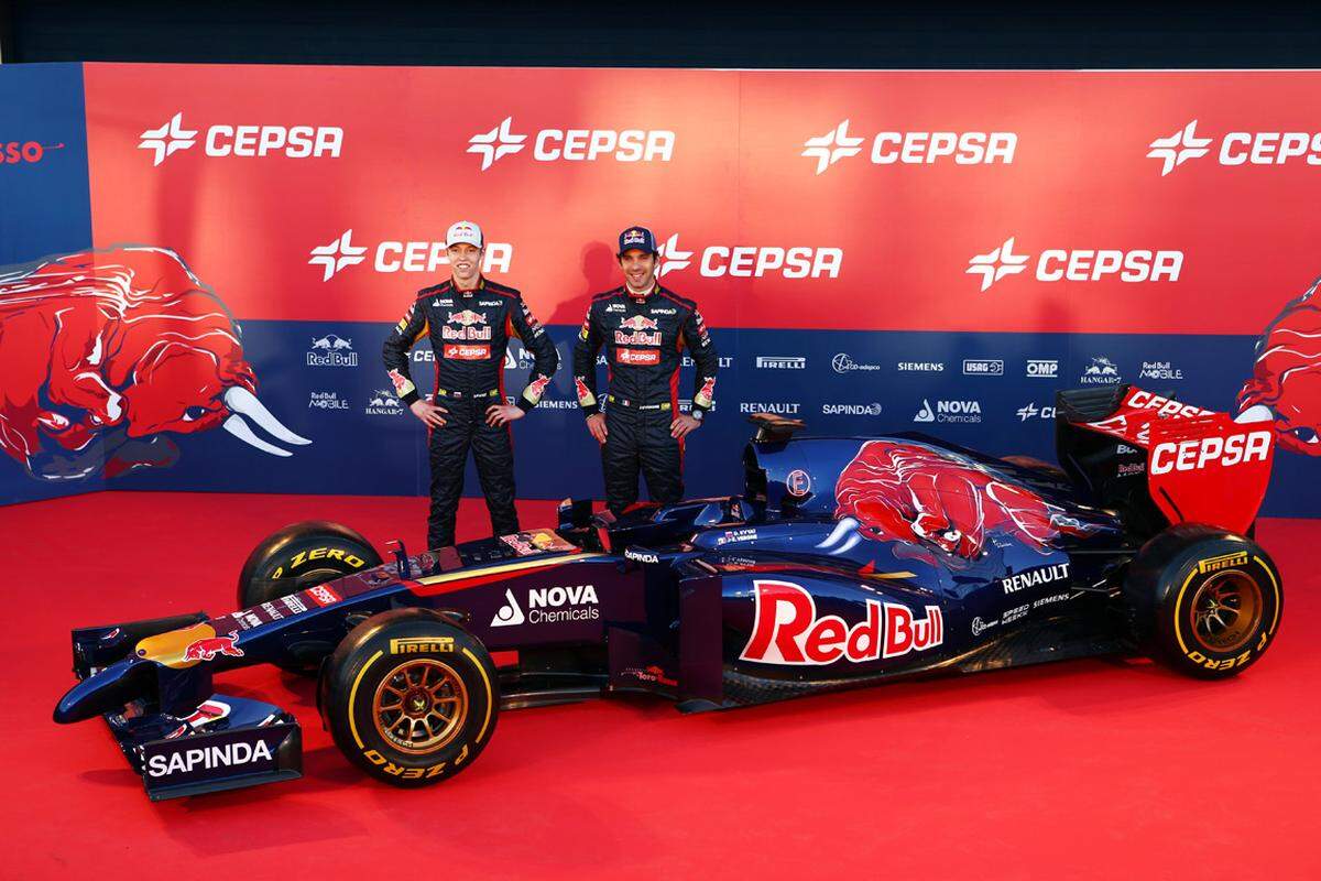 Toro Rosso: Jean-Eric Vergne (FRA), Daniil Kwjat (RUS)