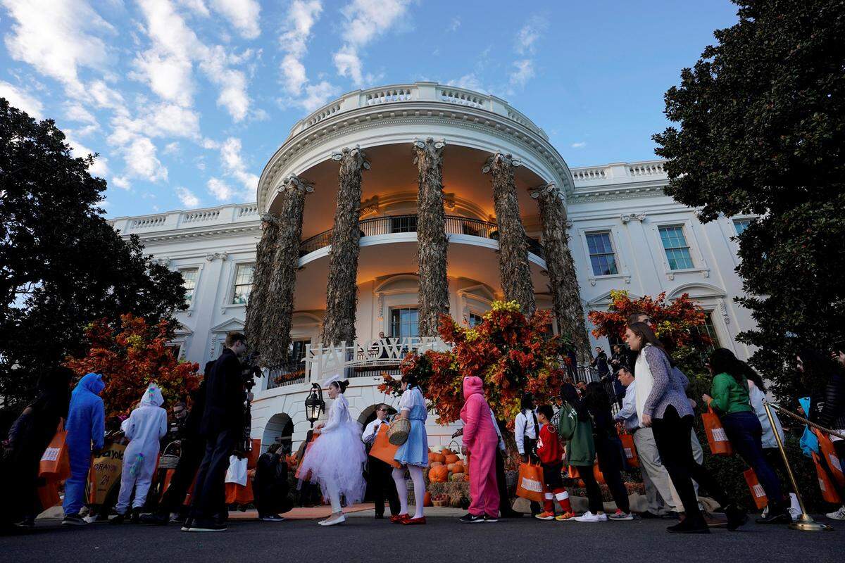 Trick-or-Treat - "Süßes oder Saures" - das hieß es auch im Weißen Haus am Wochenende vor Halloween am 31. Oktober.