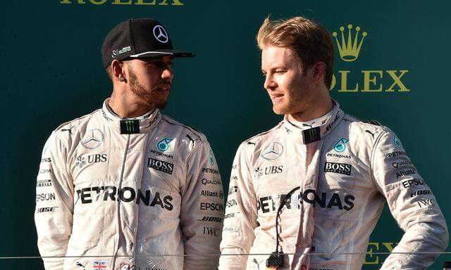 Lewis Hamilton und Nico Rosberg.