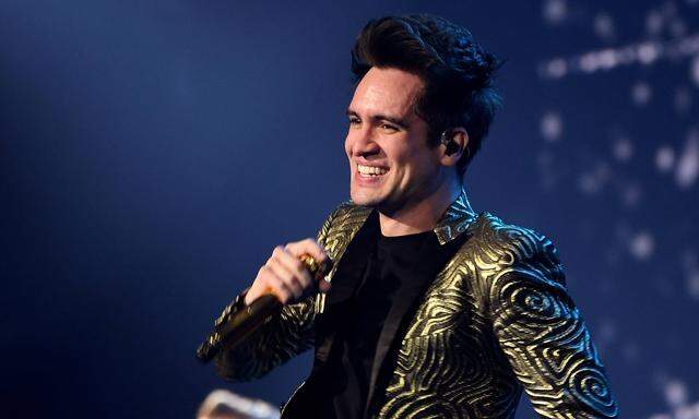Feb 20, 2019 - Sacramento, CA, USA - Brendon Urie of Panic! at the Disco performs during the PRAY FO