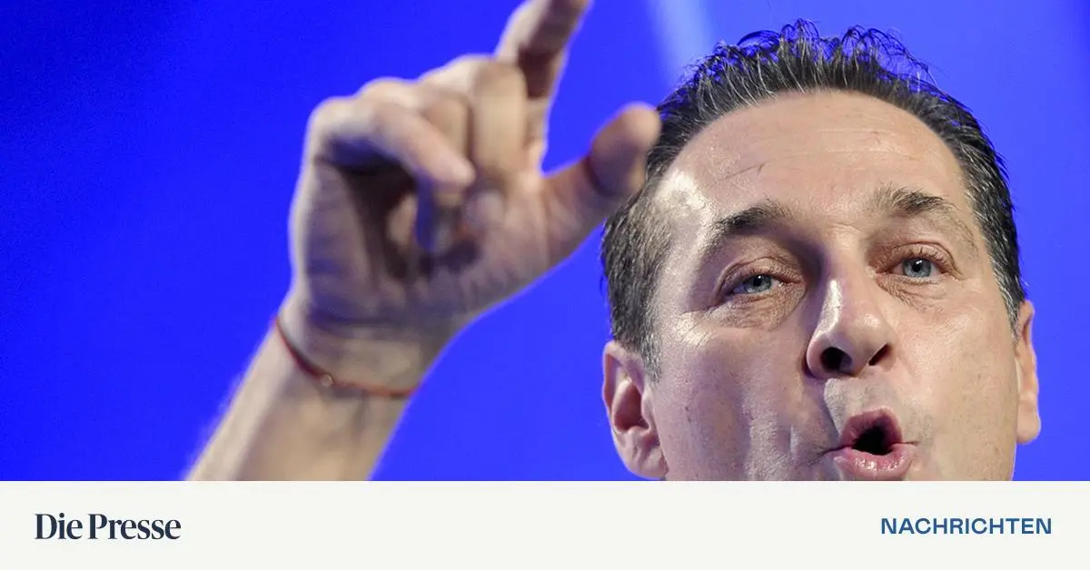Strache „Erstmals seit 70 Jahren stärkste Kraft werden“