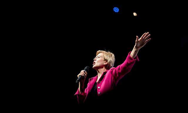 Elizabeth Warren will US-Präsidentin werden, sie wird eher dem linken Parteiflügel der Demokraten zugerechnet.