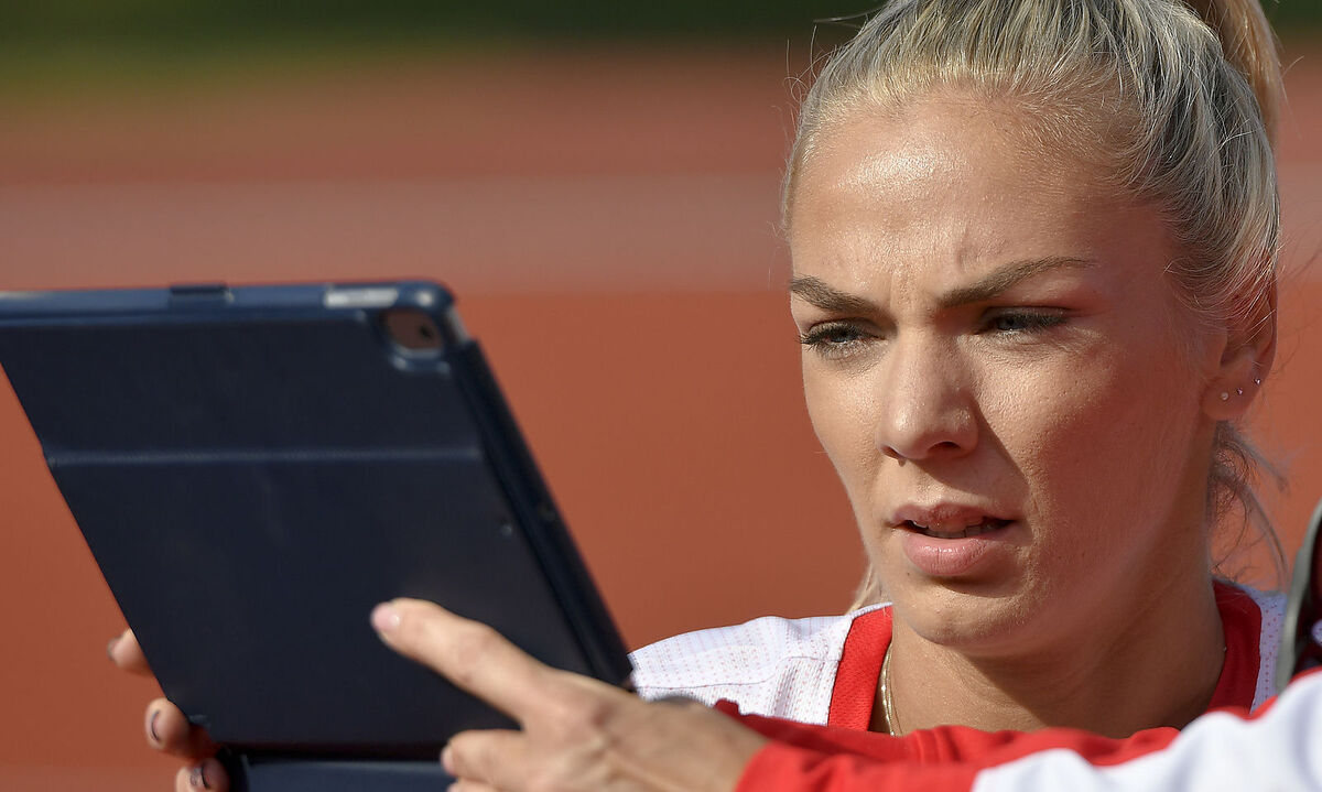 Dadic vergangene Woche bei einem Medientermin des Leichtathletikverbands.