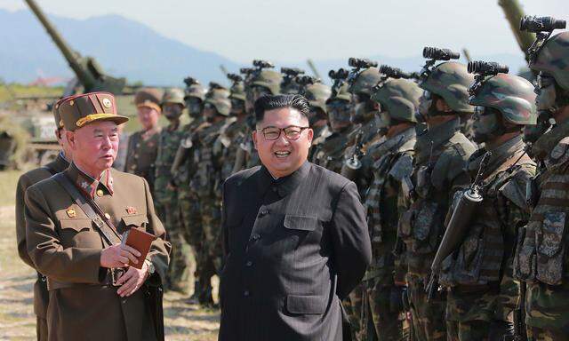 Nordkoreas Machthaber Kim Jong-Un schürt den Konflikt