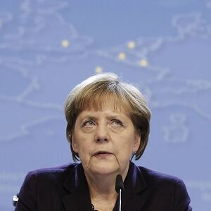 141219 BRUSSELS Dec 19 2014 German Chancellor Angela Merkel attends a press conference af