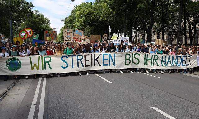 Fridays for Future Wien Ring 31 05 2019 Fridays for Future Demo mit Greta THUNBERG *** Fridays f