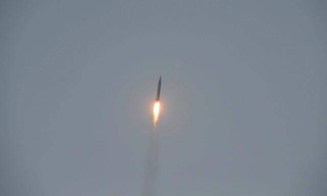 Bild eines früheren Raketentests Nordkoreas.