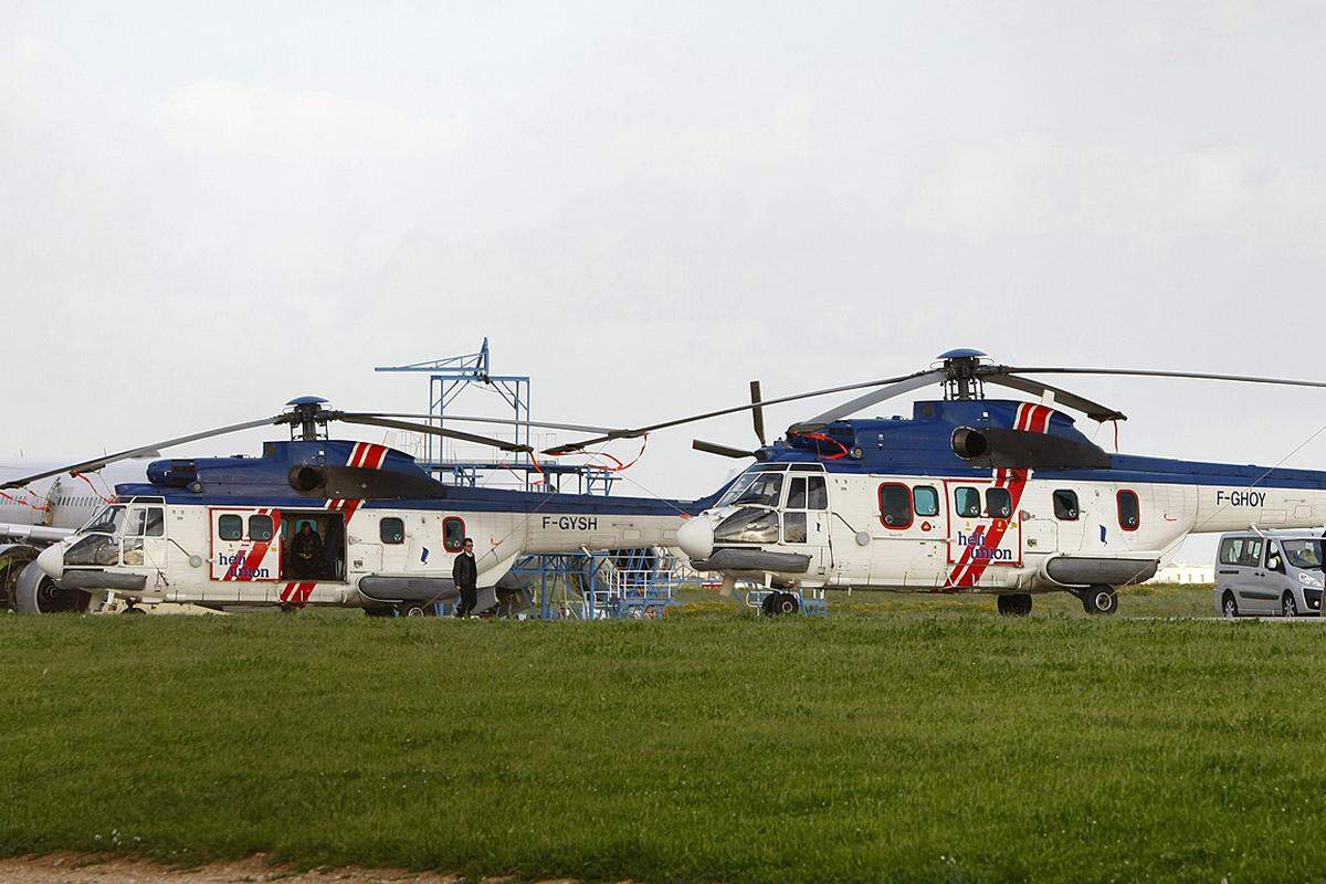 Wenig später landeten auf Malta auch zwei zivile französische Hubschrauber.