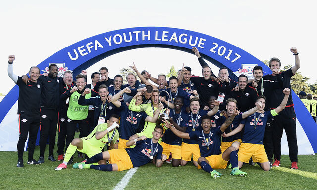 Salzburg feierte 2017 den Youth-League-Sieg