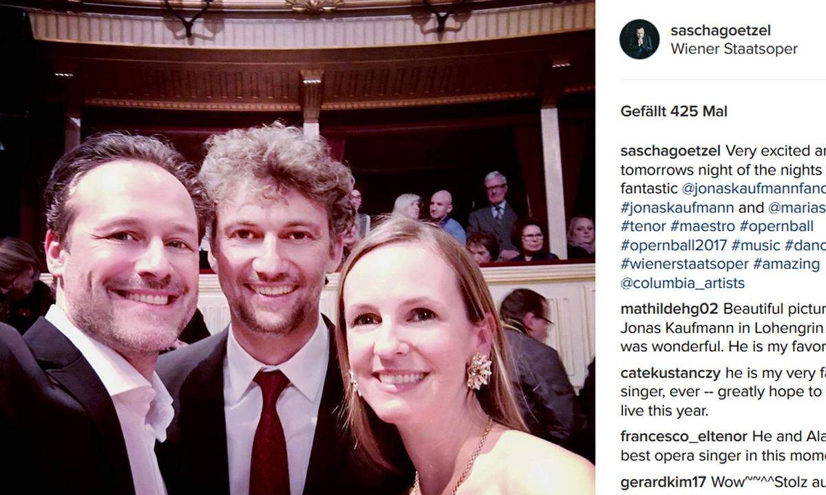 Großbauer debütiert heute zusammen mit dem Star-Tenor Jonas Kaufmann. Für sie ist es der erste Opernball aus eigener Feder, für ihn ist es der erste Wiener Ball überhaupt.