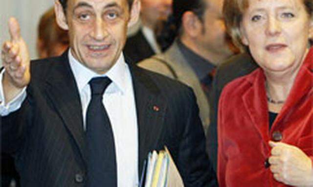 Sarkozy und Merkel beim EU-Gipfel