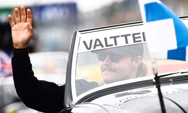 Valtteri Bottas hat immer Spaß.