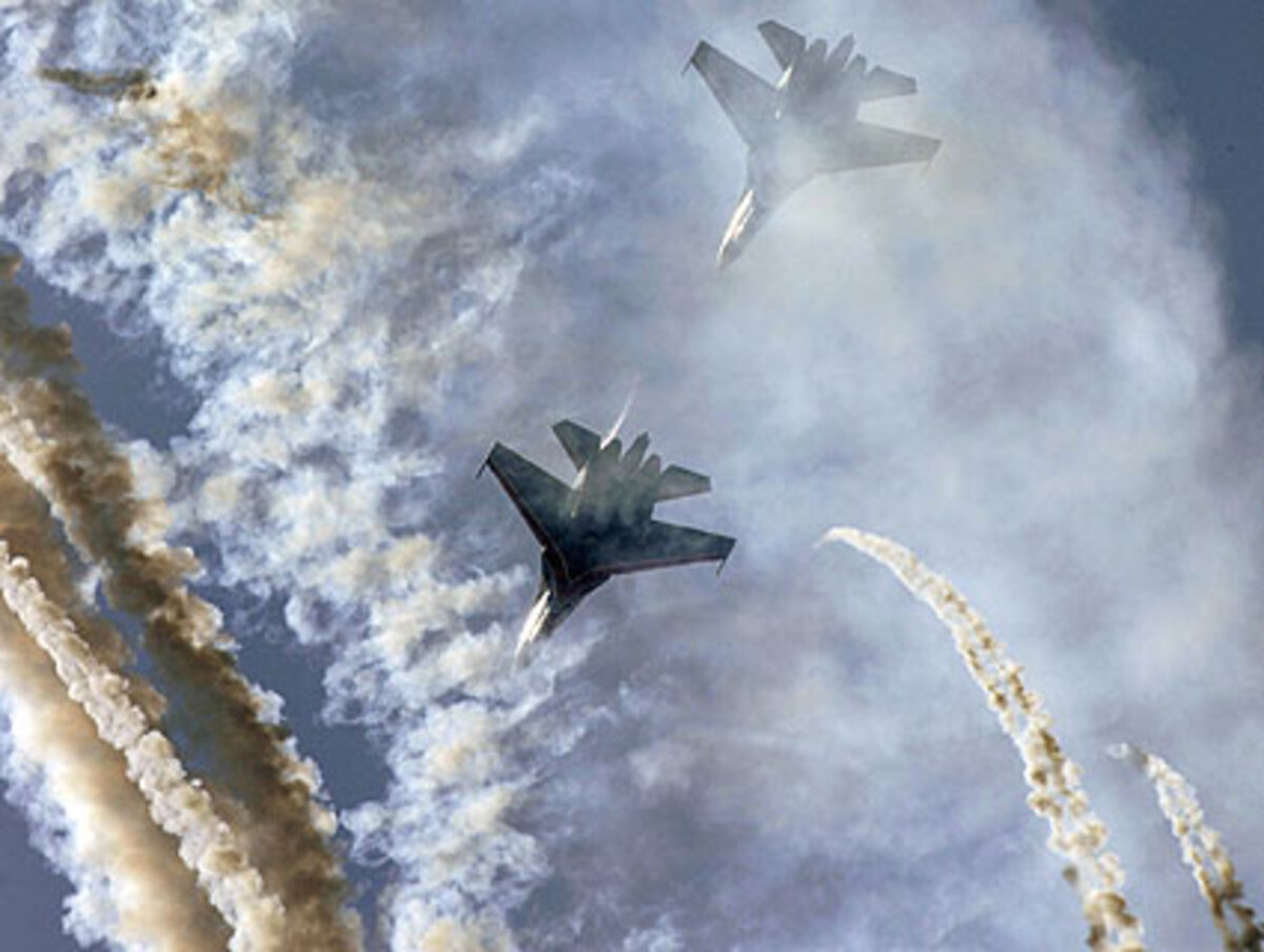 Bekannt ist vor allem die Su-27, ...