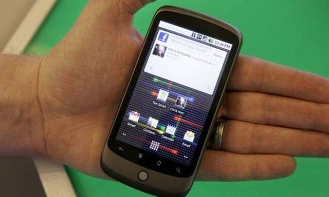 The Nexus One phone from Google Inc. is shown at a demo in Mountain View, Calif., Tuesday, Jan. 5, 20