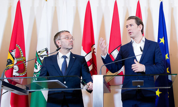 MINISTERRAT - PRESSEFOYER: KURZ / STRACHE / KICKL / KUNASEK