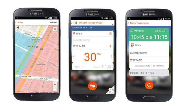 Die neue Handyparken-App