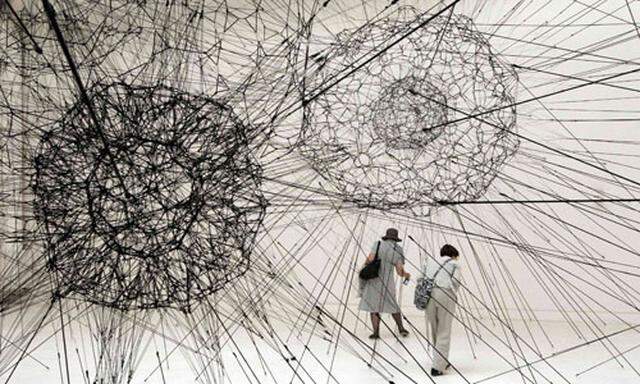 installation by Argentine artist Saraceno