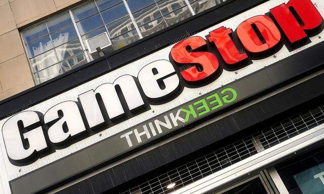 Ein GameStop-Laden in New York