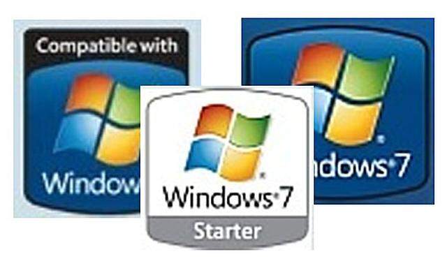 Windows-7-Logos: Für Zubehör, Netbooks und PCs