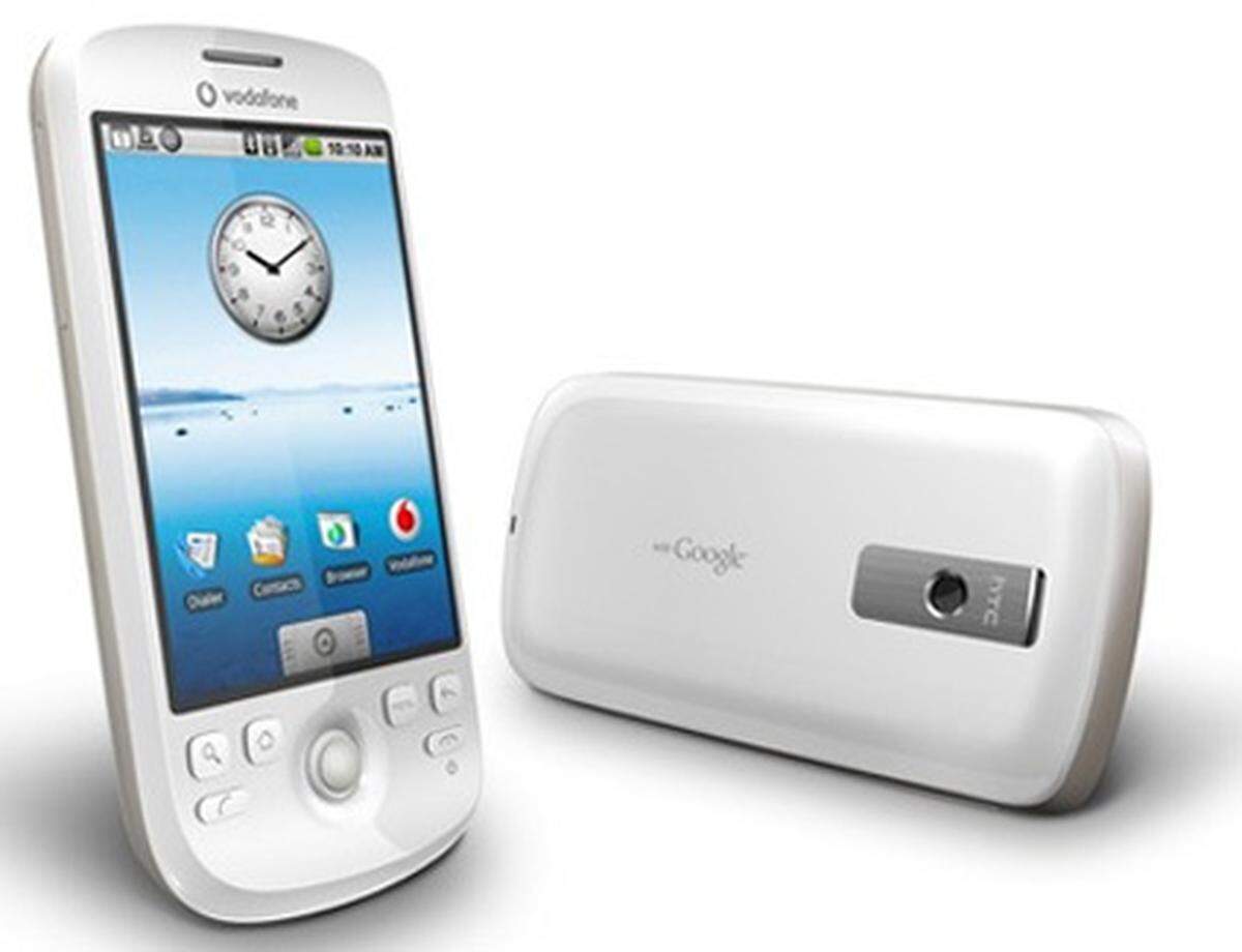Das erste Android-Smartphone ohne Hardwaretastatur kommt wie das T-Mobile G1 mit Trackball und komplett weißem Gehäuse. Aufgrund aktualisiertem Betriebssystem lassen sich Buchstaben über eine Software-Tastatur eingeben. Ab April soll das Handy in Großbritannien verfügbar sein, weitere Länder werden folgen.