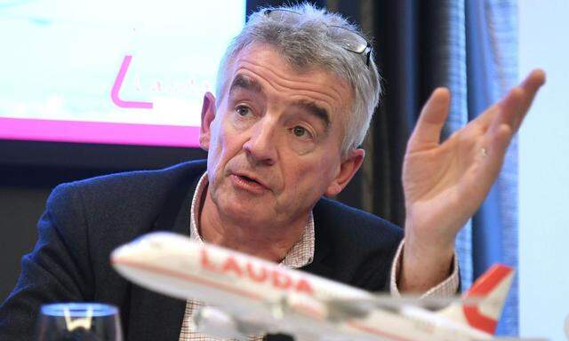 Ryanair-Chef Michael O'Leary: „Wenn sich der Erfolg nicht einstellt, kommen die drei Flieger nicht nach Wien, sondern woanders hin.“