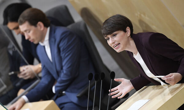 Sigrid Maurer und Sebastian Kurz 