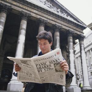 Als am 19. Oktober 1987 die Kurse abstürzten, herrschte Panik. 