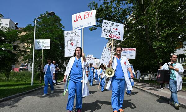 Am Freitag vergangener Woche streikte das ärztliche Personal der Zentralen Aufnahme in der Klinik Ottakring.