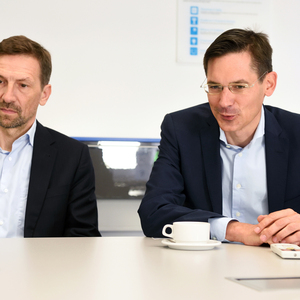 Stefan Poledna und Georg Kopetz leiten TTTech.