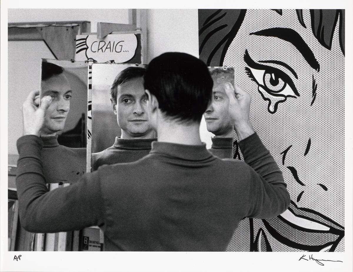 Pop-Art-Künstler Roy Lichtenstein, 1964